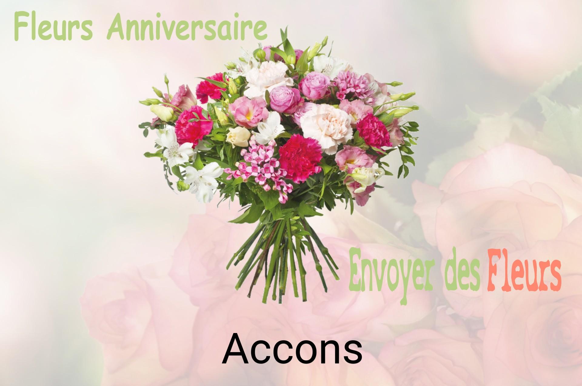 Bouquet de fleurs d’anniversaire livré à Accons